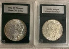 1902-O and 1904-O MORGAN SILVER DOLLARS (xf- au- bu)