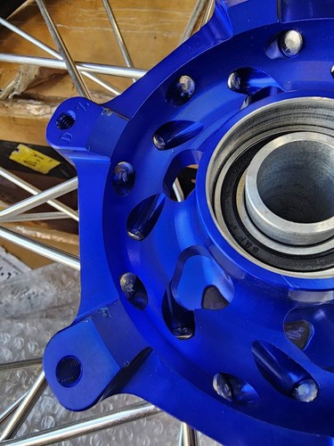 KKE 21/18 Rims Wheels For Suzuki DRZ400 2000-04 DRZ400E DRZ400S Dirtbike Spoke - Picture 2 of 8