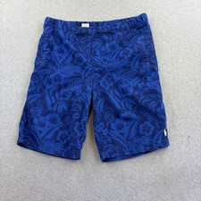 Polo Ralph Lauren Shorts Boys XL 18-20 Blue Floral Print Chino Elastic Waist