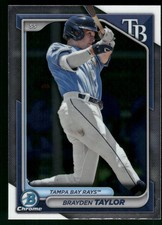 2024 Bowman #BCP-99 Brayden Taylor Chrome Prospects