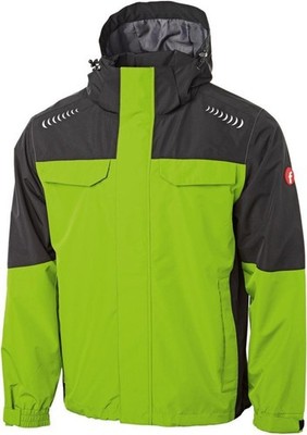 REGENJACKE PLUS LIME/SCHWARZ GR.3XL, FORTIS