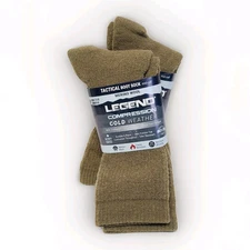 Lot LEGEND Compression Tactical Socks Cold Weather Socks Merino Wool Men 7.5-10