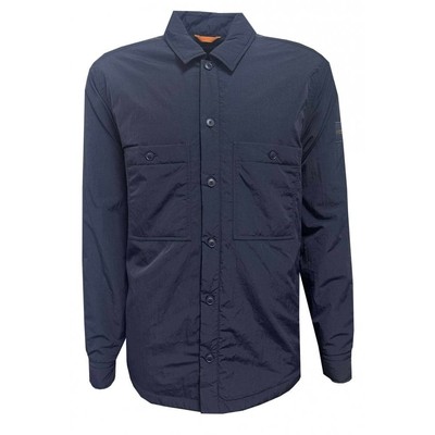 Hugo Boss Herren Navy Locky leicht wattiertes Overshirt