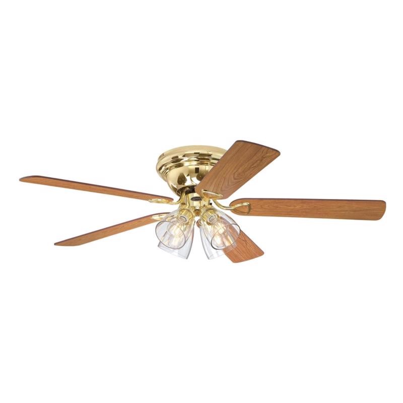 Westinghouse 52 in. Polished Brass Brown LED Indoor Ceiling 