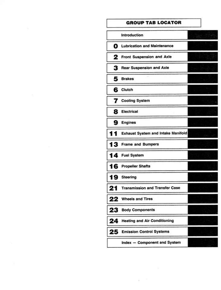 Dodge Truck Ramcharger 1992 taller manual de reparación libro motor transmisión equipo original Foto 2 de 4