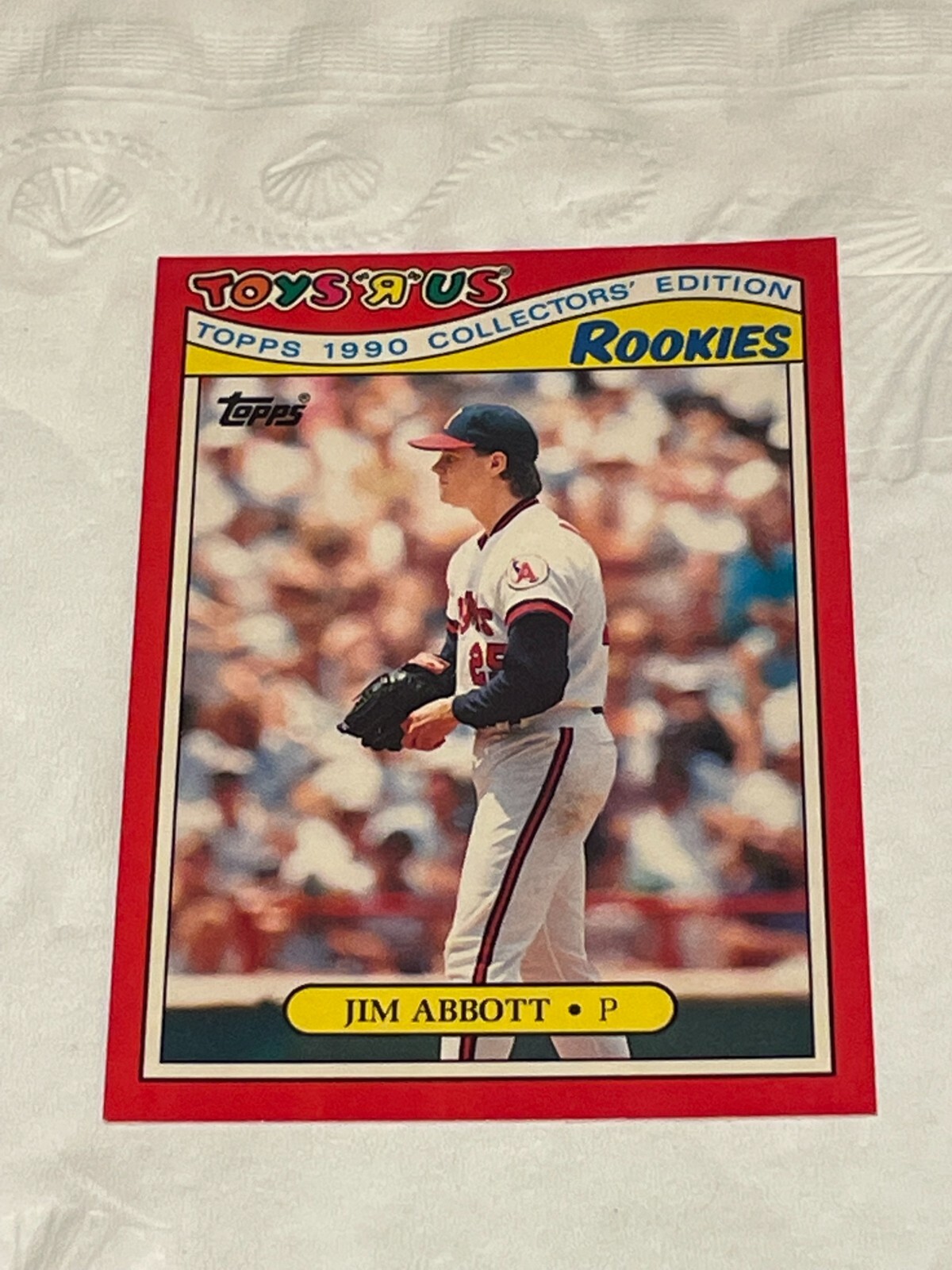 1990 MLB Topps Toys R Us 'Baseball Rookies' Jim Abbott RC 1 CA Angels eBay