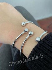 2 Piece Of Bangle West Indian 925 Sterling Silver Bangle Thick Women Bangle S-1