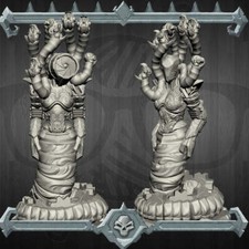 Battlebuilt Snake God  Clockwork Medusa  Miniature for Tabletop games like D D