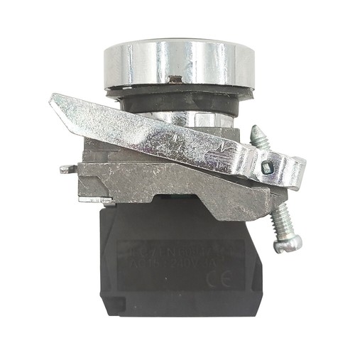 XB4BA21 Push button metal XB4,black 22mm spring return unmarked 1NO XB4-BA21 NEW - Picture 4 of 6