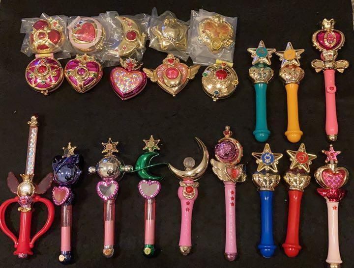 Miroir Compact Sailor Moon - Crisis Moon Compact - Bandai - Fabriqué Au Japon