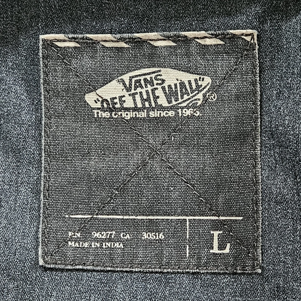 Vans Jacket Mens L Gray Full Zip Multi Pocket Barn Utility Chore Coat Outdoors - Image 3 of 4