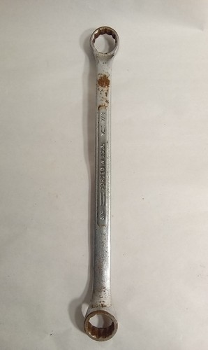 Craftsman 3/4" x 7/8" Double Box End Wrench 12" Long Made in USA - Picture 3 of 4