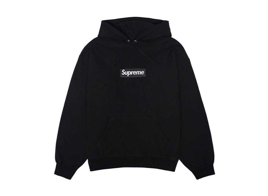 Supreme Box Logo Hooded Sweatshirt Black (23FW) | eBay