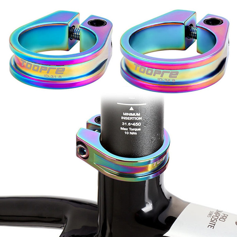 A TOOPRE Ultralight MTB Road Bike Seatpost Clamps Bicycle Saddle Seat