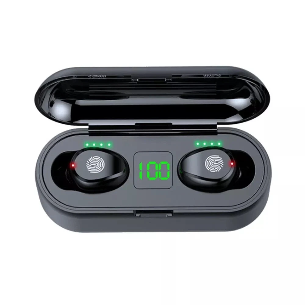 F9 TWS IPX7 Waterproof Earphone Wireless Touch Headset Bluetooth