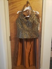 Copper Halter Excape Prom Dress Size 8/10
