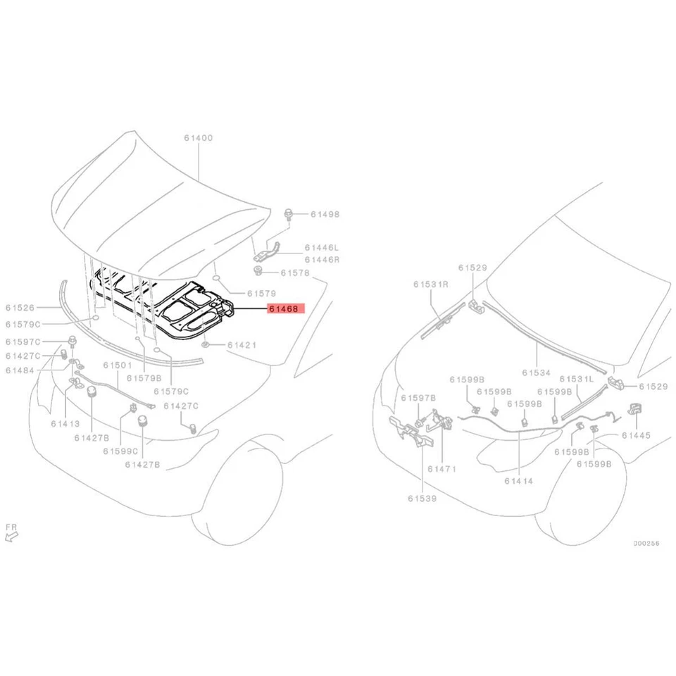 Capó aislante protector térmico para Mitsubishi Triton Montero Sport 2019-23 Foto 2 de 4