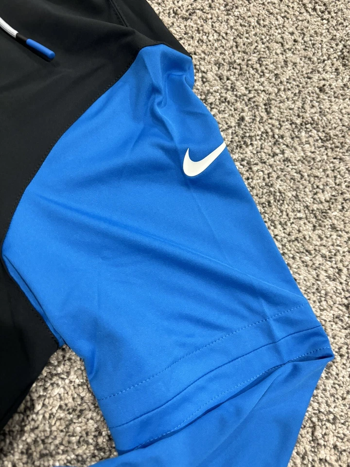 Detroit Lions Nike 2024/25 Sideline Pre-Game Player 1/2-Zip Hoodie Jacket - Image 4 of 4