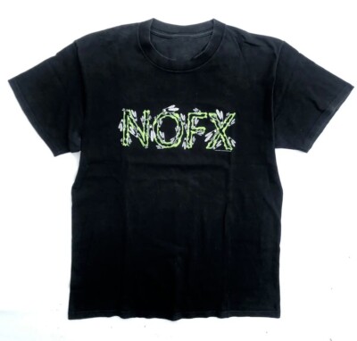 VTG Nofx Band Mem Full Size To 4XL Black 100% Cotton Shirt TT1254