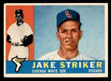 1960 Topps Baseball #169 Jake Striker VG/EX *d5