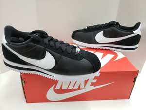 nike cortez nylon black mens