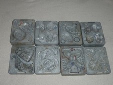 VINTAGE THINGMAKER CREEPY CRAWLERS BAKING MOLD MATTEL LOT OF 8 MOLDS 1987