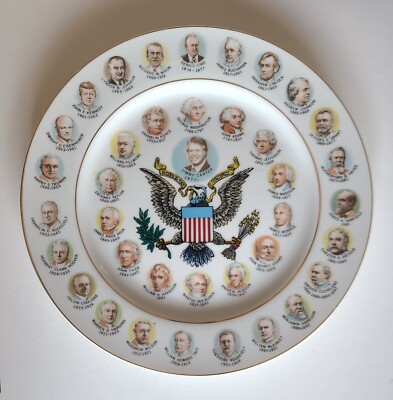 200 YEARS OF PRESIDENTS 1977 Jimmy Carter 10 1/4 PLATE