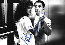 Valeria Golino "Rain Man" autograph signed 13x18 cm picture B/W