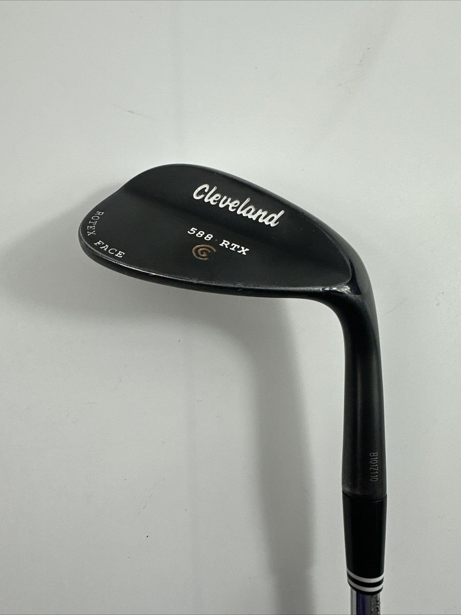 Cleveland 588 RTX Black Satin 54* 6* Sand Wedge Dynamic Gold Steel