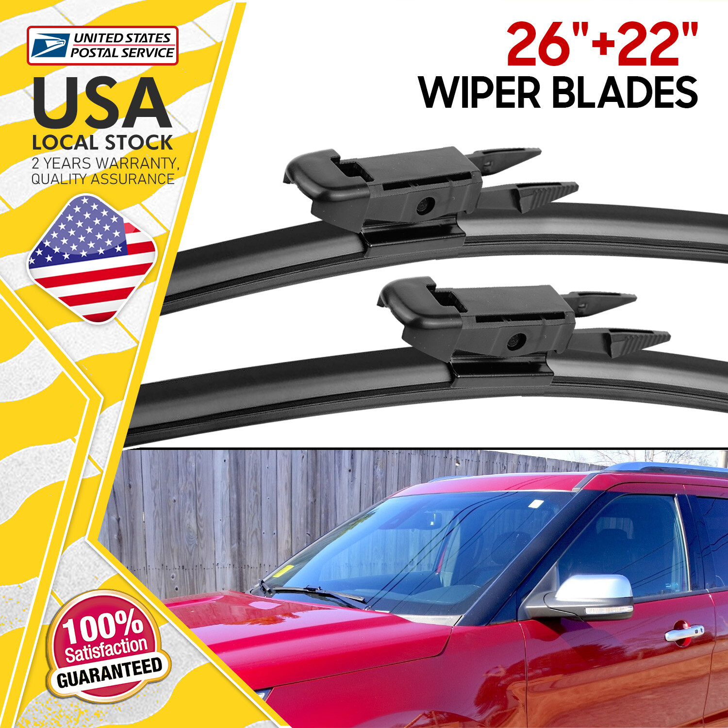For Ford Explorer 2011-2020 Compatible Wiper Blades 26