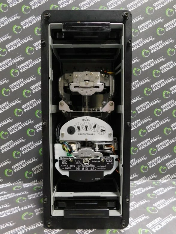 Medidor de vatios-hora General Electric 704X013885 usado 10CL 120V 4-W Y TA2.5 Kh1.8 Foto 3 de 4