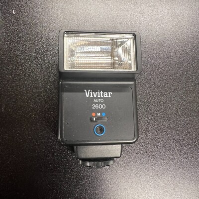 Vintage Vivitar Auto 2600 Flash Unit - Manual Thyristor Camera Flash - Tested