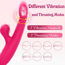 Consolador Vibrador Telesc pico,Masajeador Leng eta Lame Mujer Juguete Sexual