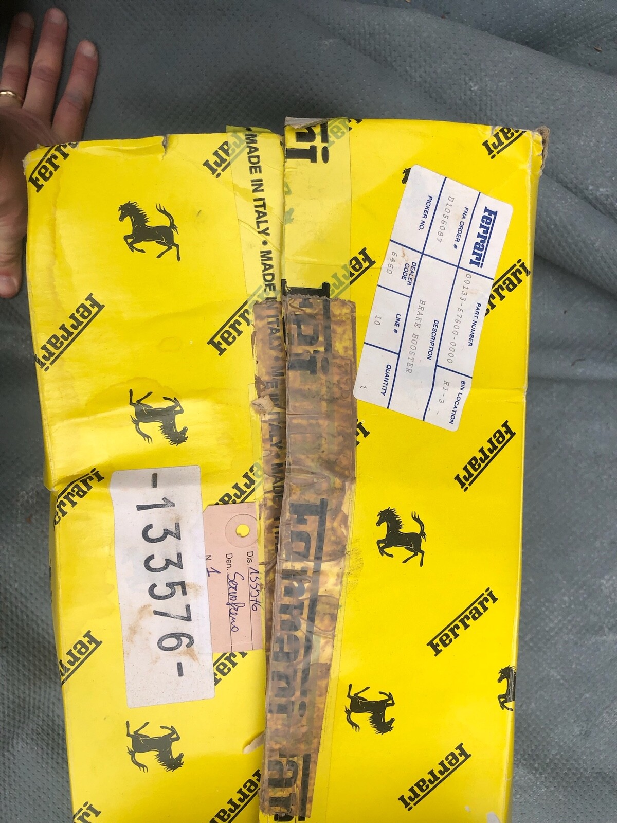 Ferrari 308 Brake Booster with OG Box; 106361