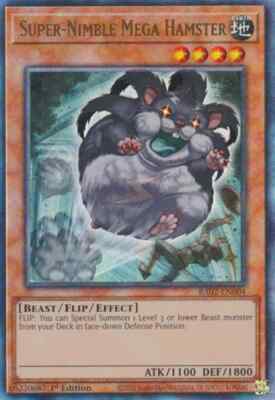 Super-Nimble Mega Hamster - RA02-EN004 - Ultimate Rare - Yugioh