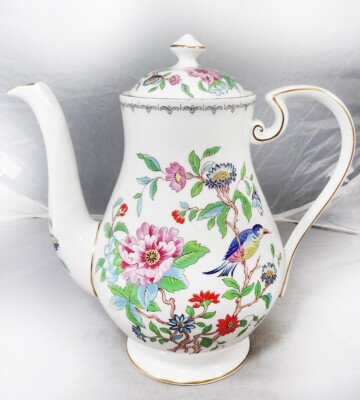 PEMBROKE by Aynsley Coffee Pot 8.75'' tall NEW NEVER USED made in England