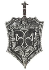 Crusader Plastic Toy Shield and Sword