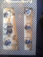 Blue Delft Ceramic Miniature Tea Set 10 Pieces NIB