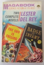 1963 Galaxy / Magabook #1 The Sky is Falling / Badge of Infamy Lester Del Rey