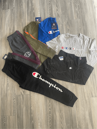 NWT Champion 6 piece Boys bundle Size Medium