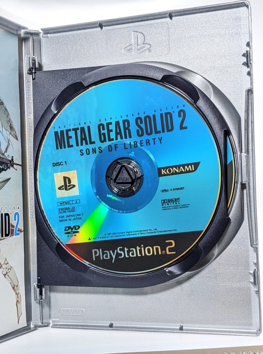 Metal Gear Solid 2 Sons of Liberty 20th Anniversary Edition PS2