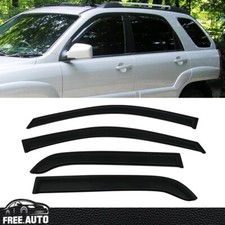 Fits 05-10 Kia Sportage Km Window Visors Rain Sun Guard Deflector Acrylic 4pcs