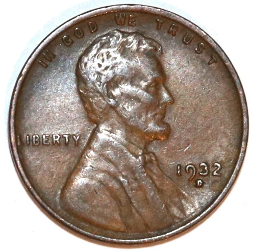 1932-D Lincoln Wheat Cent - Extra Fine - #2742-3C - FREE SHIPPING