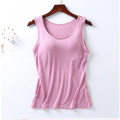 Tank Top with Built In Bra Plus size available Summer Colours - Picture 10 of 23