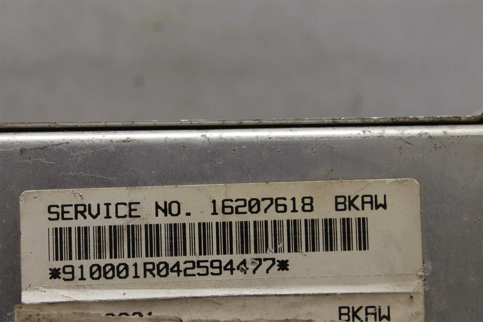 Chevrolet Camaro Pontiac Firebird 1995 sistema de frenos ABS 16207618 OEM 139 4D5-3 Foto 3 de 4