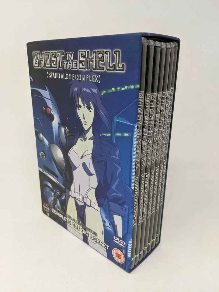 Ghost In The Shel-Stand Alone Complex-SAC 1st GIG-Complete Box Set DVD REG 2 Foto 4 de 4