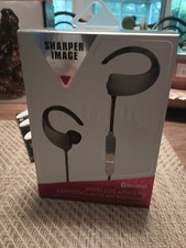 Sharper Image Bluetooth Wireless Athletic Earhook Earbuds SBT552GM