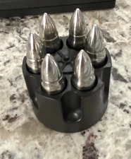 Silver Bullet Ice Cubes Stainless Steel Whiskey Stones Alcohol Drink Chillers