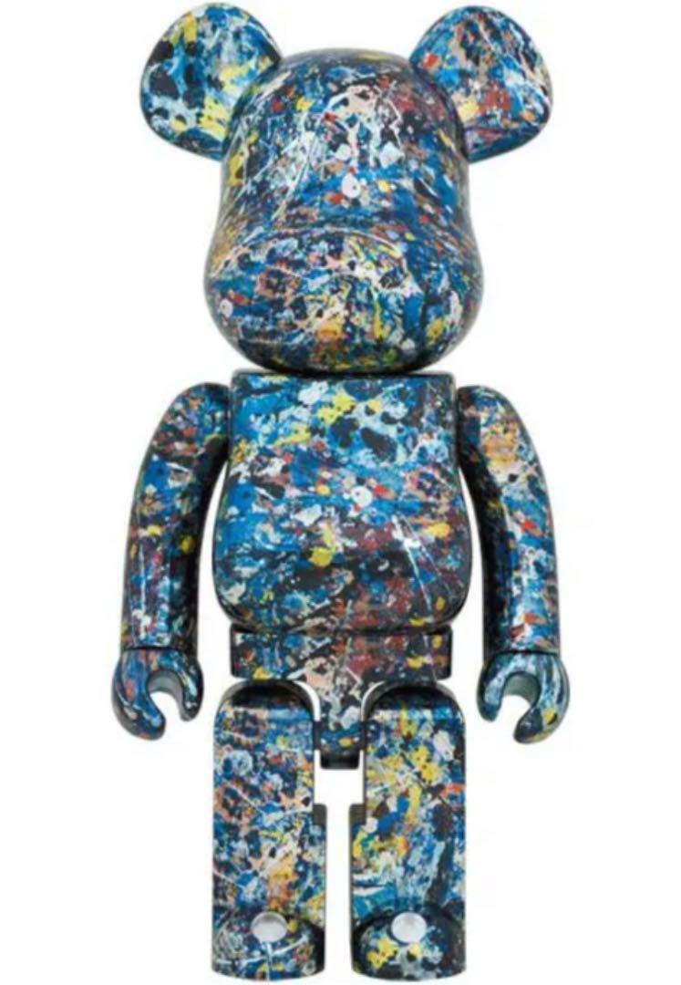 BE@RBRICK Jackson Pollock Studio CHROME-