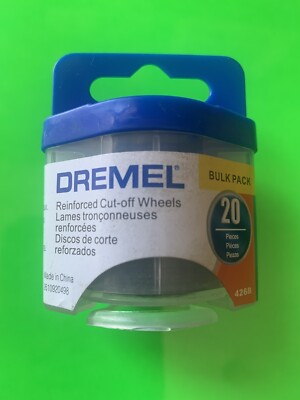 Dremel Brand 426B 1-1/4''Fiberglass Reinforced Cut-Off Wheels 20 Per Pkg 600 Sold